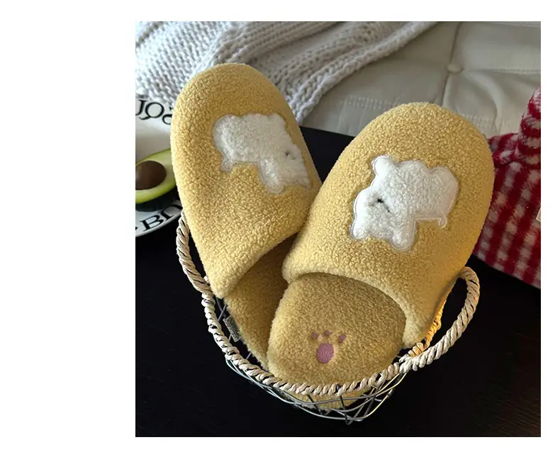 Nanbowan Non-Slip Floor Cotton Slippers for Women's Home Indoor Warm Lightweight Soft Thick-Soled Cotton Slippers Winter Wholesale — feature 4