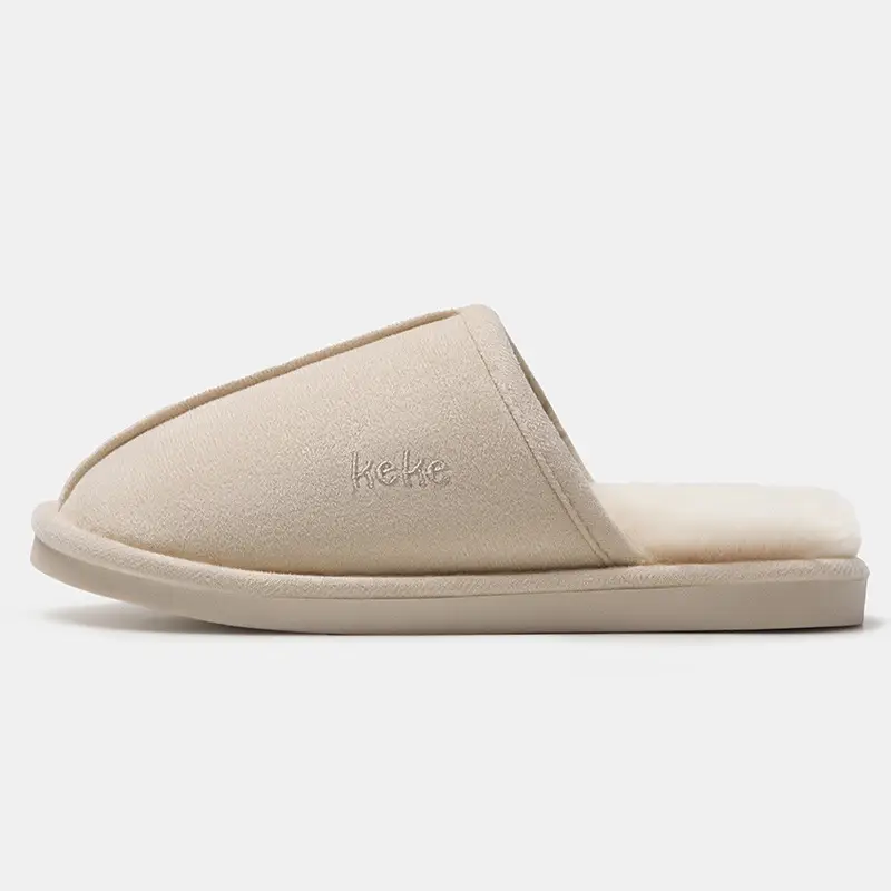 Manufacturer's Kekeliliangpin 2025 New Cotton Slippers for Women, Autumn and Winter Home Indoor Warm Plush Warm Slippers for Men