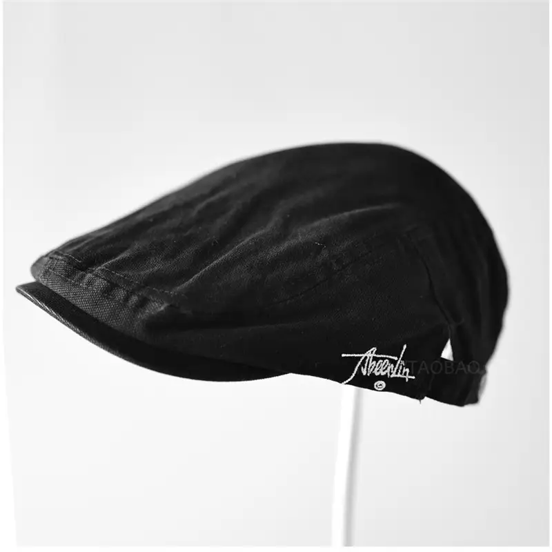 Men/Duny Duckbill Cap with Side Letter Embroidery - Image 7