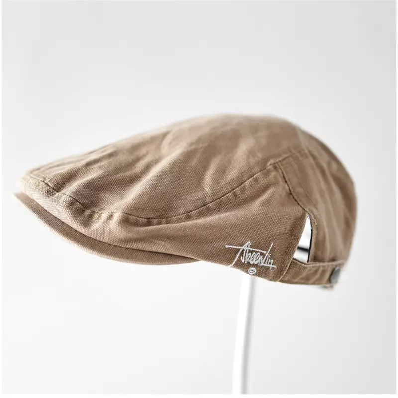 Men/Duny Duckbill Cap with Side Letter Embroidery - Image 8