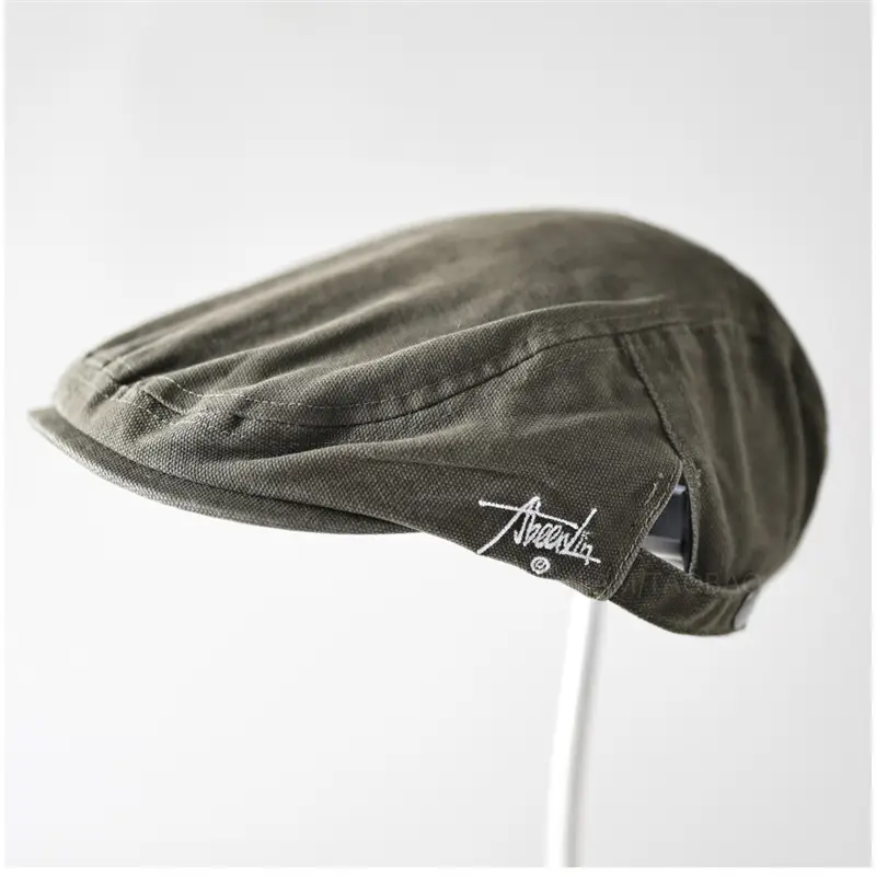 Men/Duny Duckbill Cap with Side Letter Embroidery - Image 9
