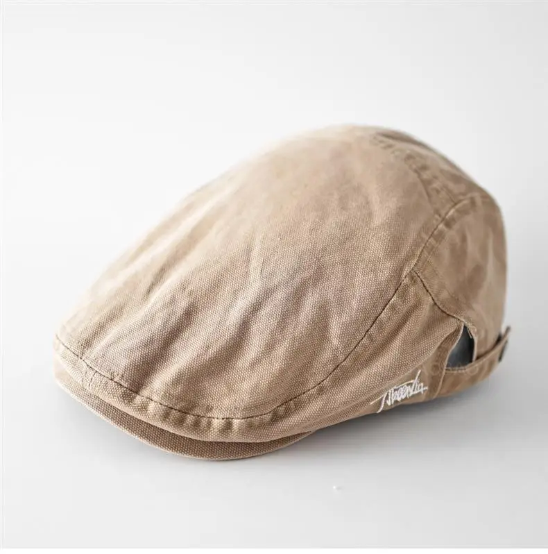 Men/Duny Duckbill Cap with Side Letter Embroidery — feature 7