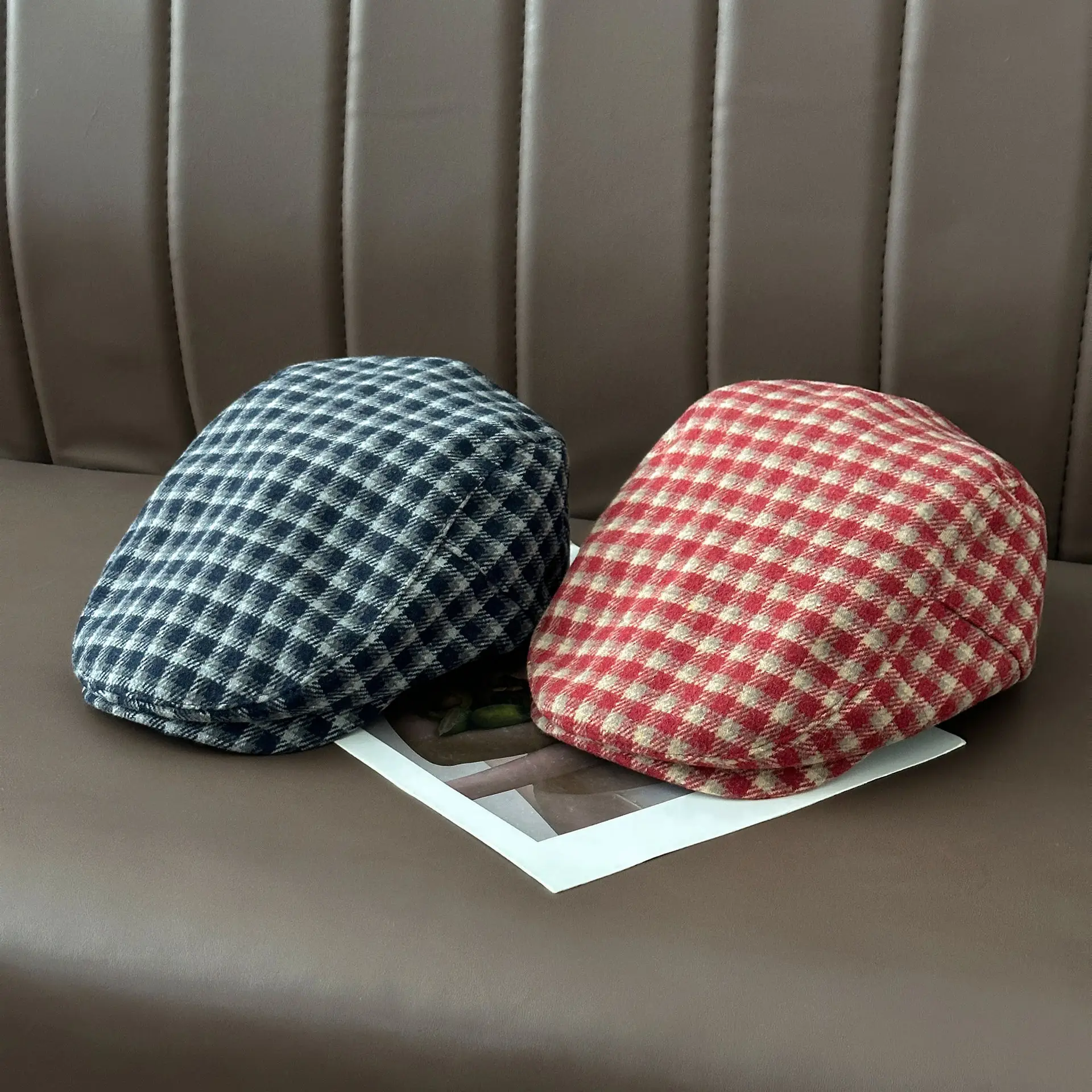 British Retro Forward Cap Japanese Autumn Winter Fashion Face-Slimming Beret Versatile Casual Newsboy Cap — feature 3