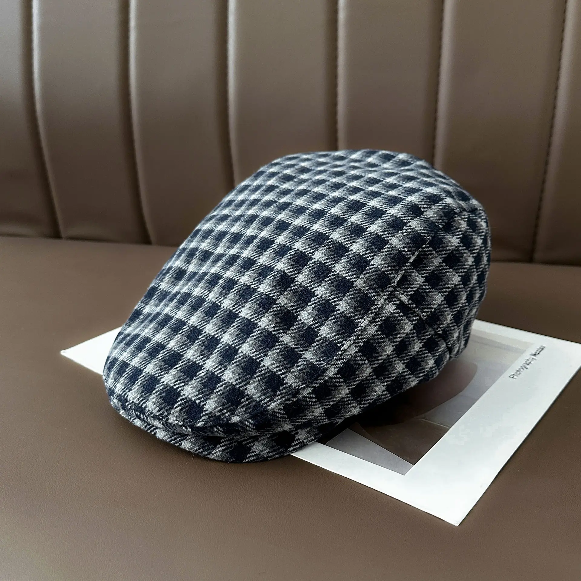 British Retro Forward Cap Japanese Autumn Winter Fashion Face-Slimming Beret Versatile Casual Newsboy Cap - Image 4