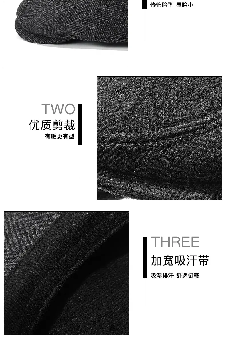 Winter Wool Cap for Men Elderly Cold Weather — feature 18