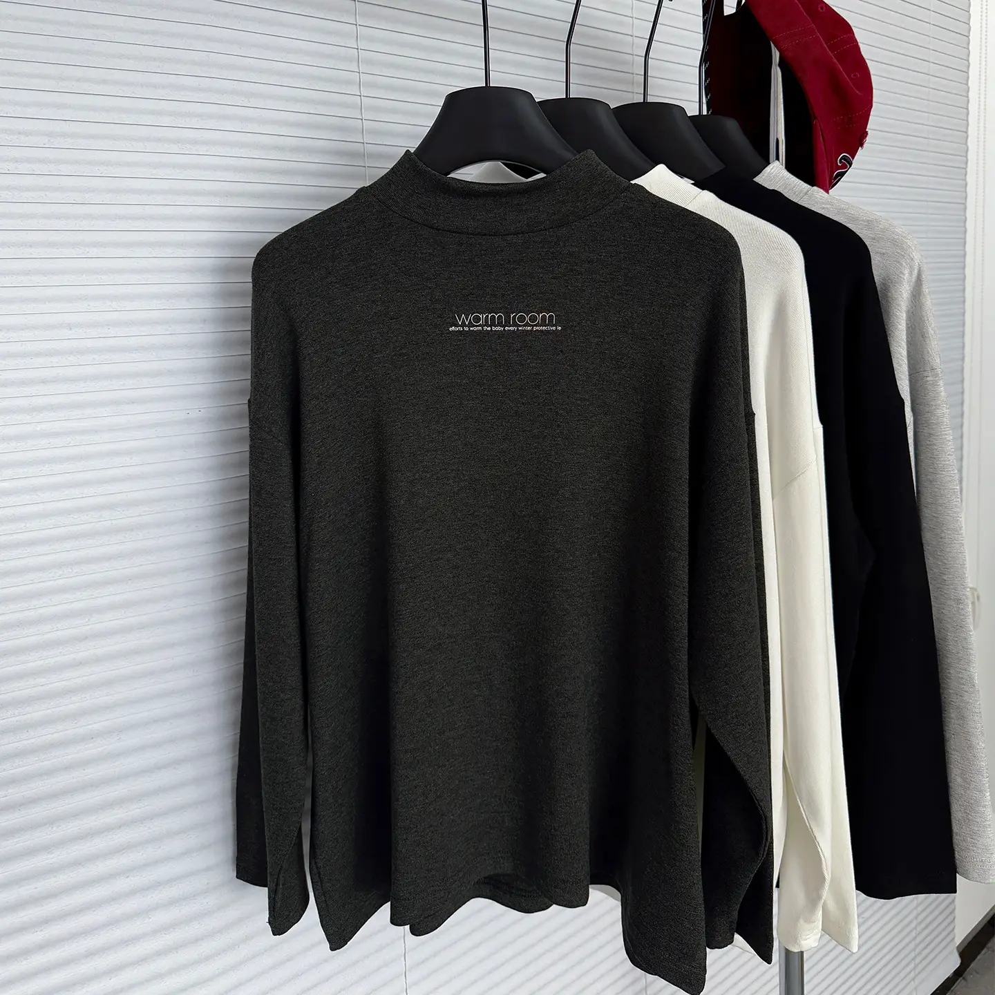 2025 Winter Korean Letter Print T-Shirt for Boys - Image 4