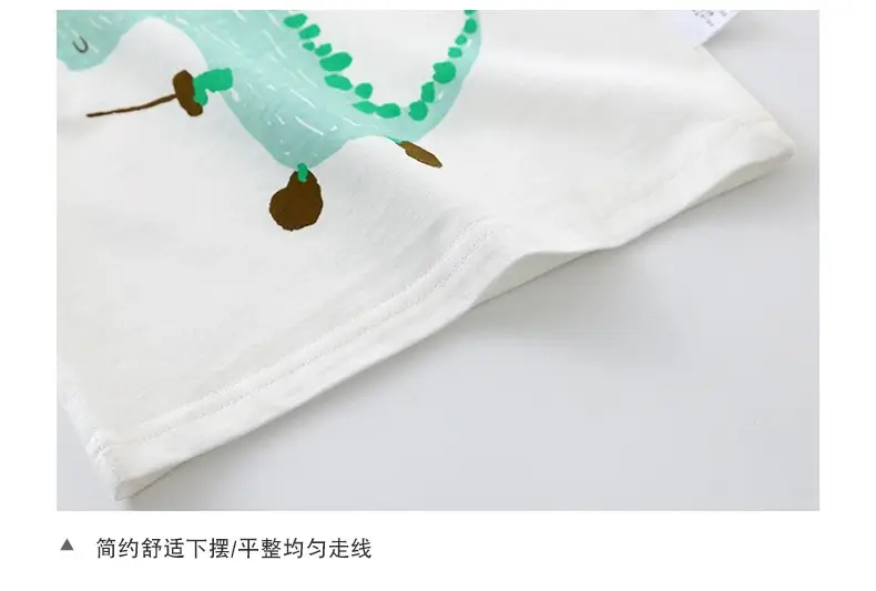 Girls Printed Cotton Round Neck Summer Tops Wholesale — feature 6