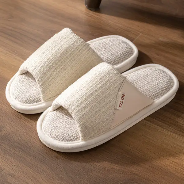 Japanese-Style Silent Cotton Slippers for Women Winter Non-Slip - Image 14