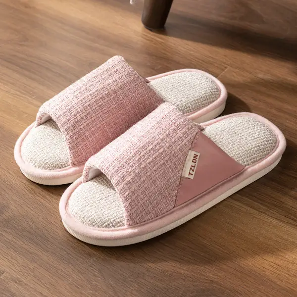 Japanese-Style Silent Cotton Slippers for Women Winter Non-Slip - Image 15