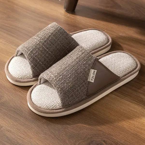 Japanese-Style Silent Cotton Slippers for Women Winter Non-Slip - Image 18