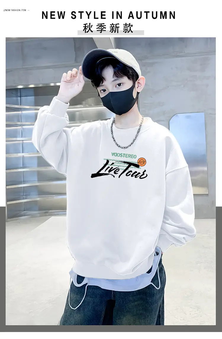 Kids Long Sleeve Cartoon Pullover T-Shirt 2025 Autumn — feature 2