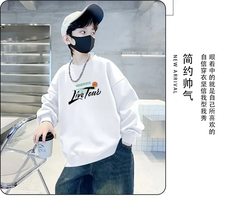 Kids Long Sleeve Cartoon Pullover T-Shirt 2025 Autumn — feature 4