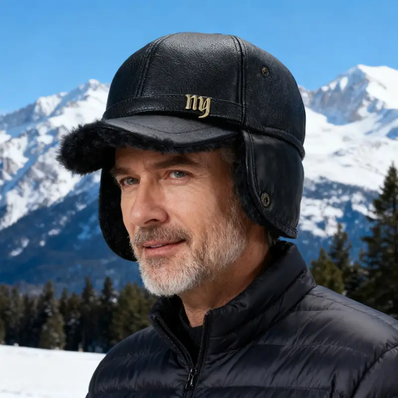 Winter Fleece Lined Baseball Cap for Men - Image 5