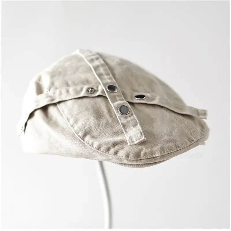 Minimalist Silver Buckle Cap for Men Women - Image 2