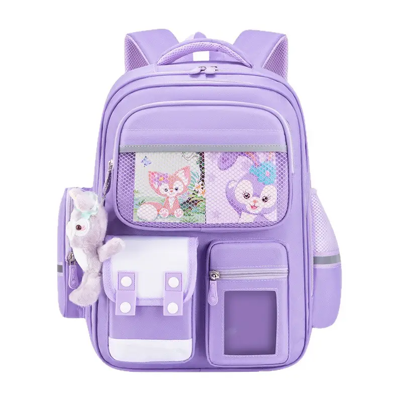 2026 New Model Children's Schoolbag, Elementary School Backpack for Ages 6-12, Naruto Star Delu, Cute, Large Capacity, Spine Protection, Weight Reduction