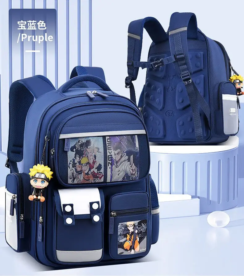 2026 New Model Children's Schoolbag, Elementary School Backpack for Ages 6-12, Naruto Star Delu, Cute, Large Capacity, Spine Protection, Weight Reduction — feature 15