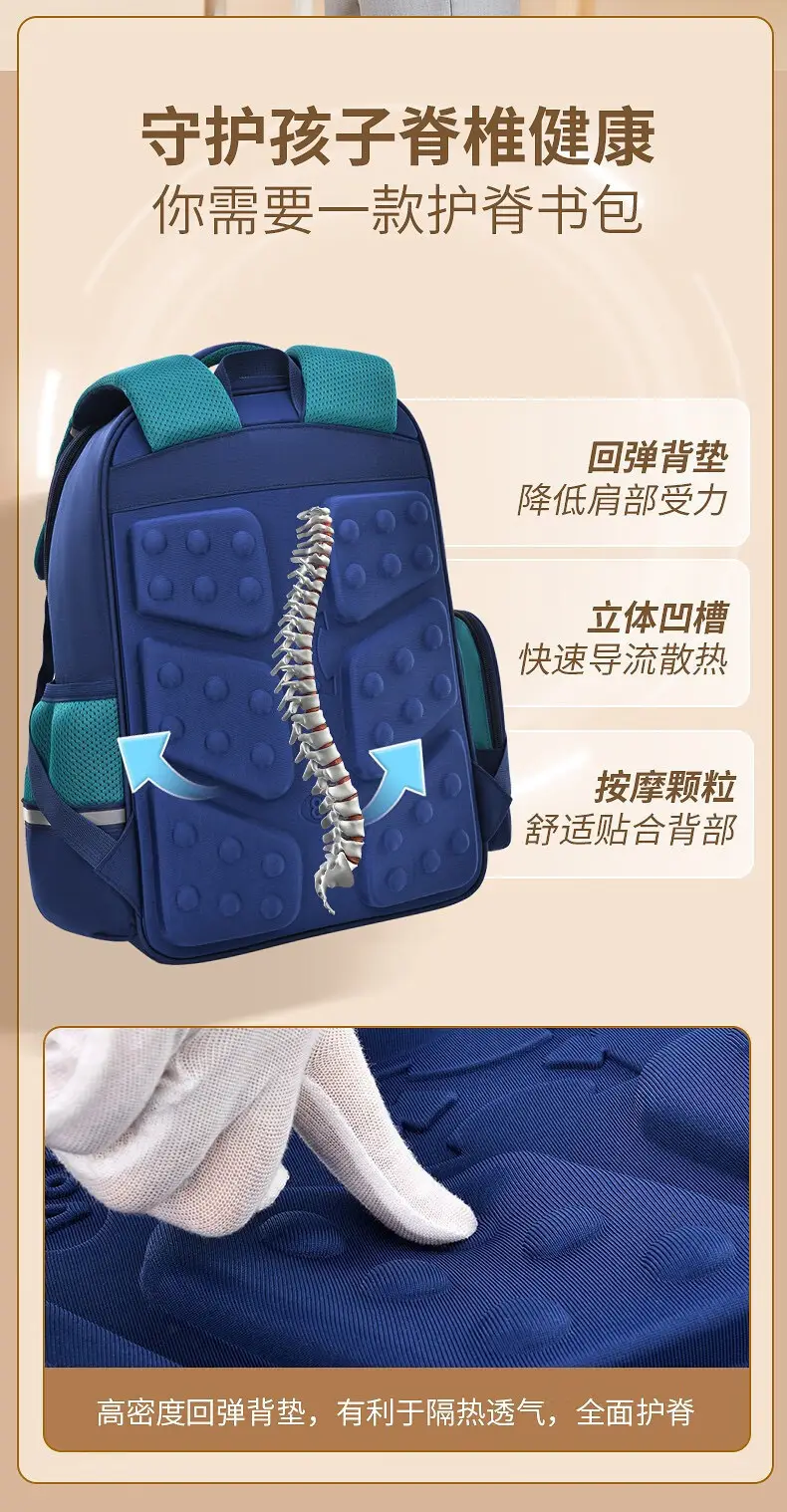 2026 New Model Children's Schoolbag, Elementary School Backpack for Ages 6-12, Naruto Star Delu, Cute, Large Capacity, Spine Protection, Weight Reduction — feature 4