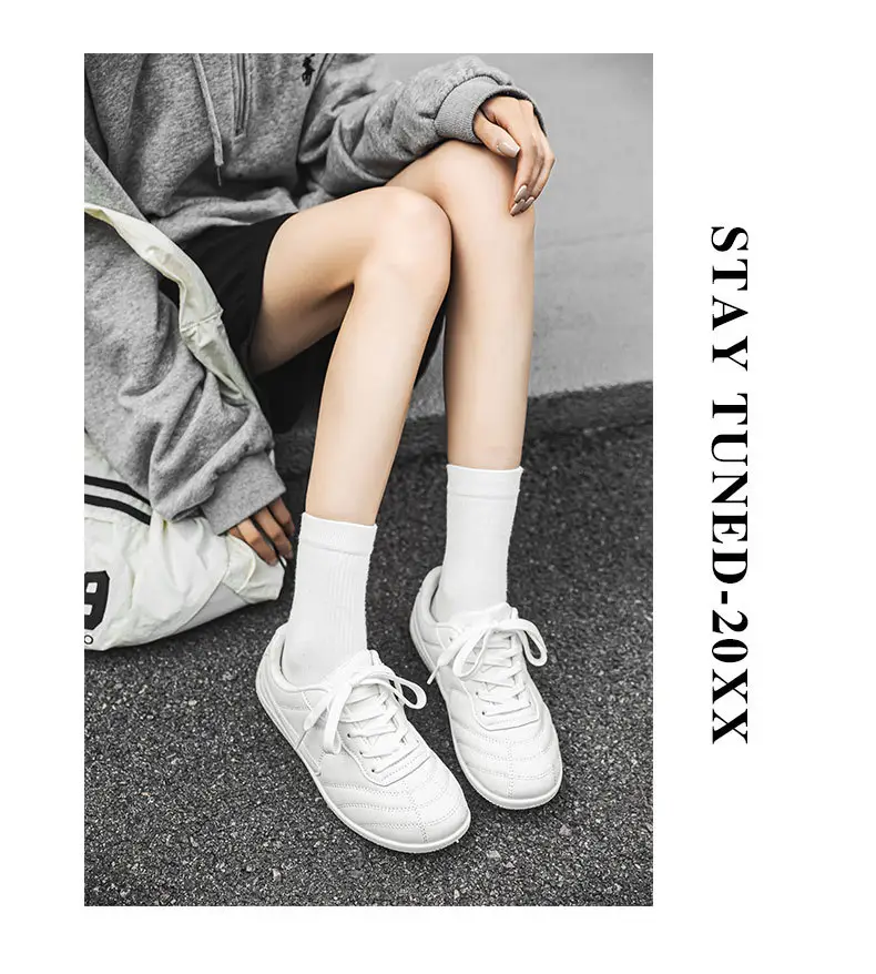 Light Luxury 2025 Autumn Couple Large Size Hong Kong Style Leather Racing Breathable Low-Cut Thick-Soled Sports Sneakers Super Fiber Casual Men — feature 14