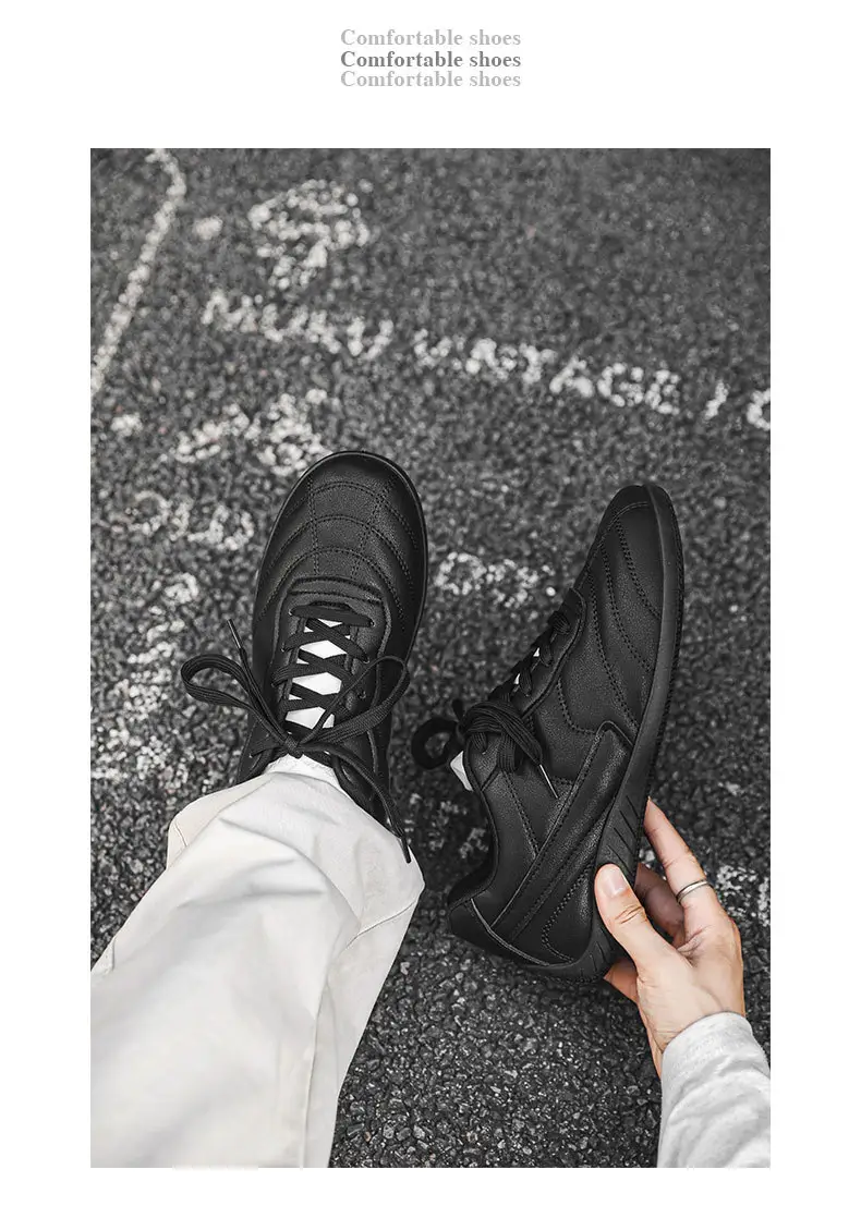 Light Luxury 2025 Autumn Couple Large Size Hong Kong Style Leather Racing Breathable Low-Cut Thick-Soled Sports Sneakers Super Fiber Casual Men — feature 20