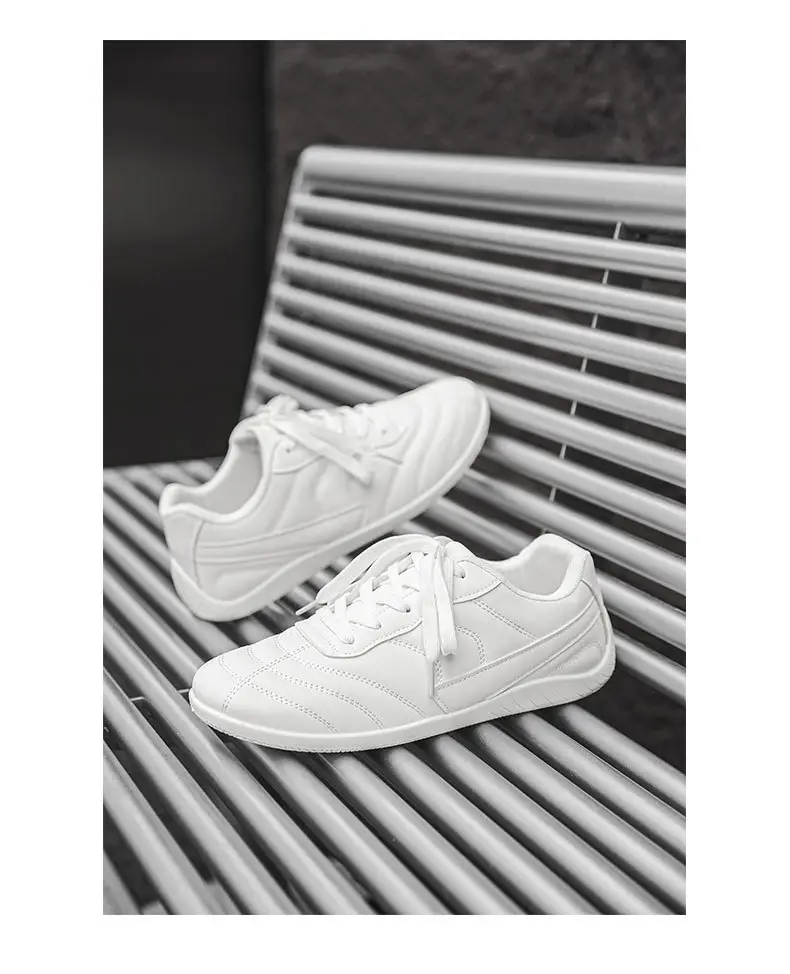 Light Luxury 2025 Autumn Couple Large Size Hong Kong Style Leather Racing Breathable Low-Cut Thick-Soled Sports Sneakers Super Fiber Casual Men — feature 25