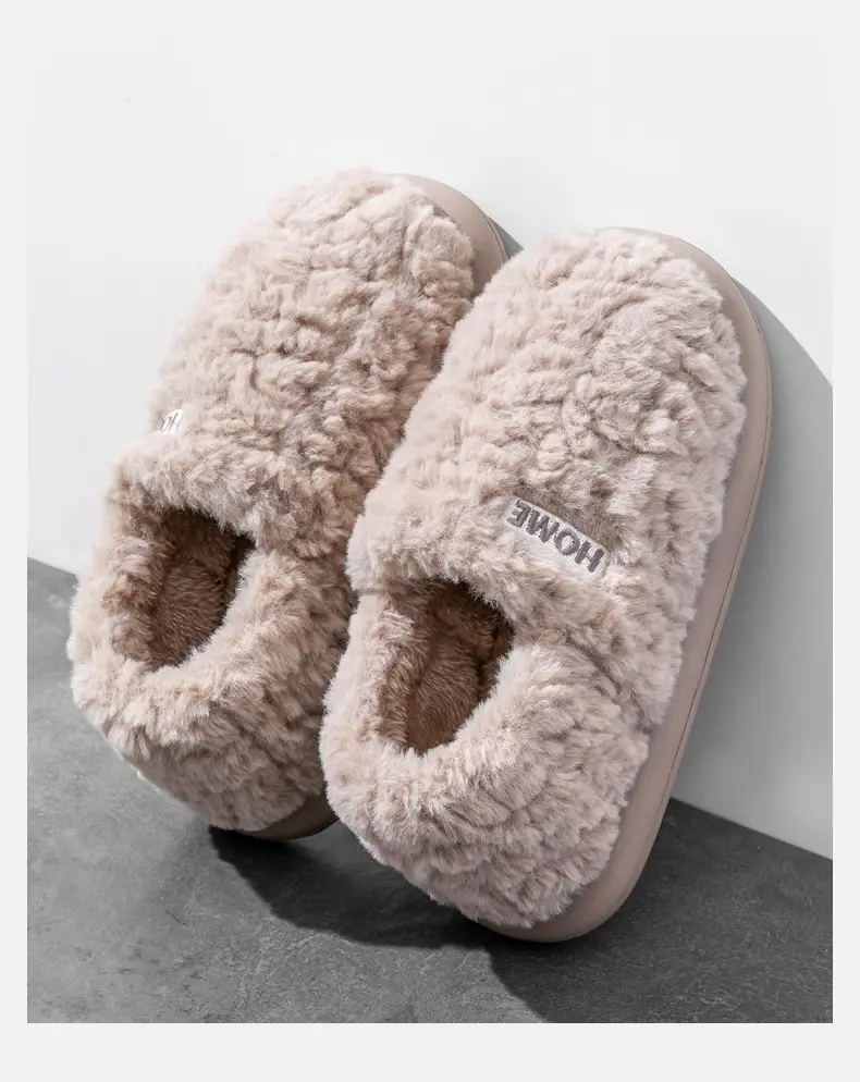 Cotton Slippers for Men Warm White Autumn Winter 2025 — feature 13