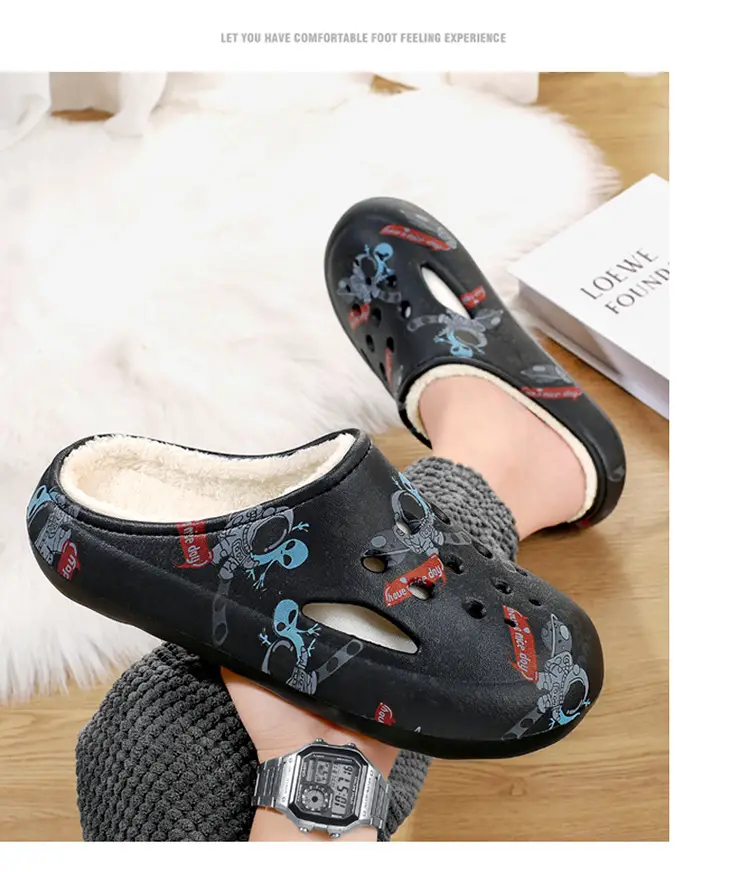 Men Cotton Cross-Border Winter Slippers Large — feature 14
