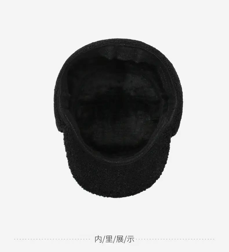 Men Winter Warm Ear Hat with Duckbill Cap — feature 12