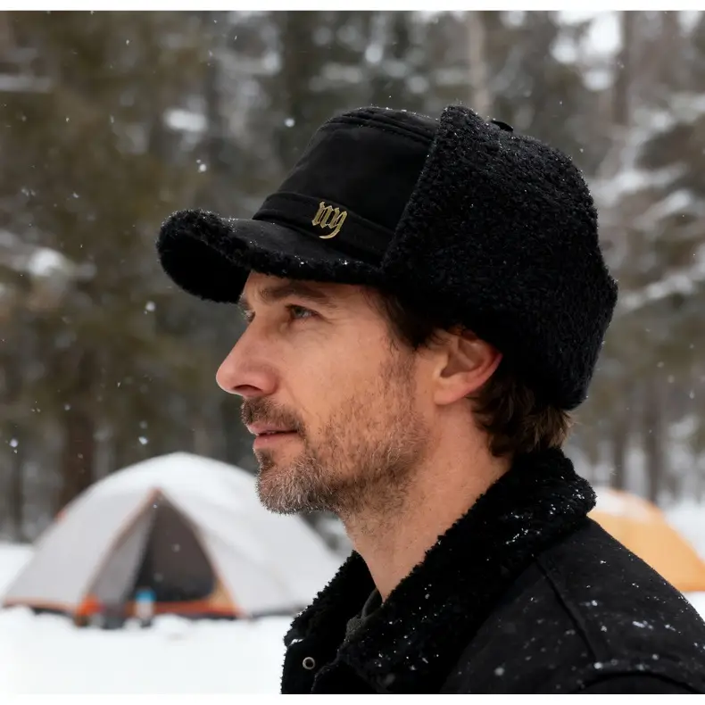 Men Winter Warm Ear Hat with Duckbill Cap — feature 16