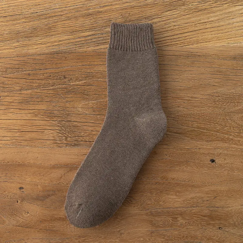 Men's Mid-Calf Socks for Autumn and Winter, Thickened Terry Socks, Warm Fleece Towel Socks, Winter Men's Socks Wholesale — feature 3