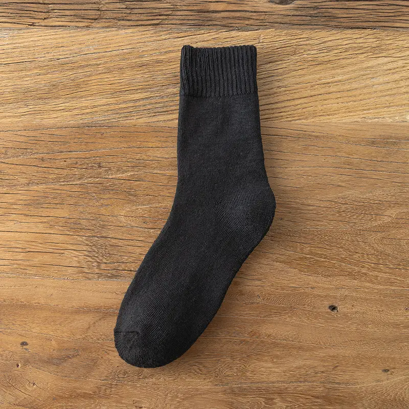 Men's Mid-Calf Socks for Autumn and Winter, Thickened Terry Socks, Warm Fleece Towel Socks, Winter Men's Socks Wholesale — feature 6
