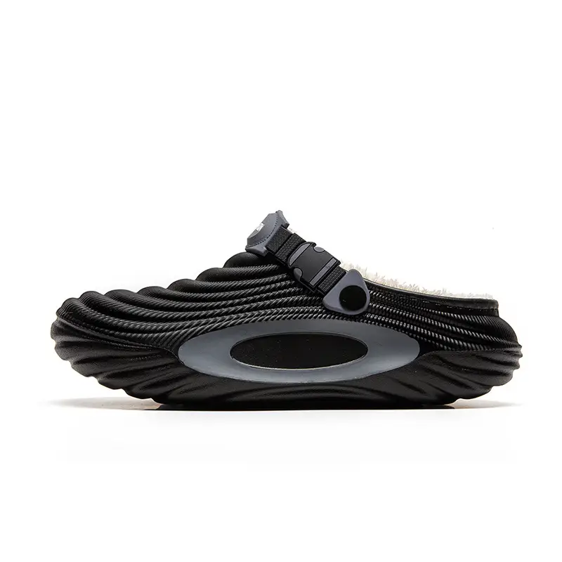 Men's Winter New Style Fleece-Lined Thick-Soled Home Furry Slippers, Outdoor Warm and Waterproof Cotton Slippers for Women - Image 8