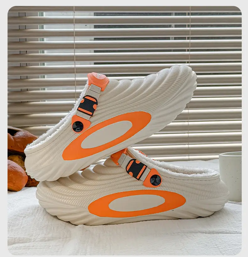 Men's Winter New Style Fleece-Lined Thick-Soled Home Furry Slippers, Outdoor Warm and Waterproof Cotton Slippers for Women — feature 15
