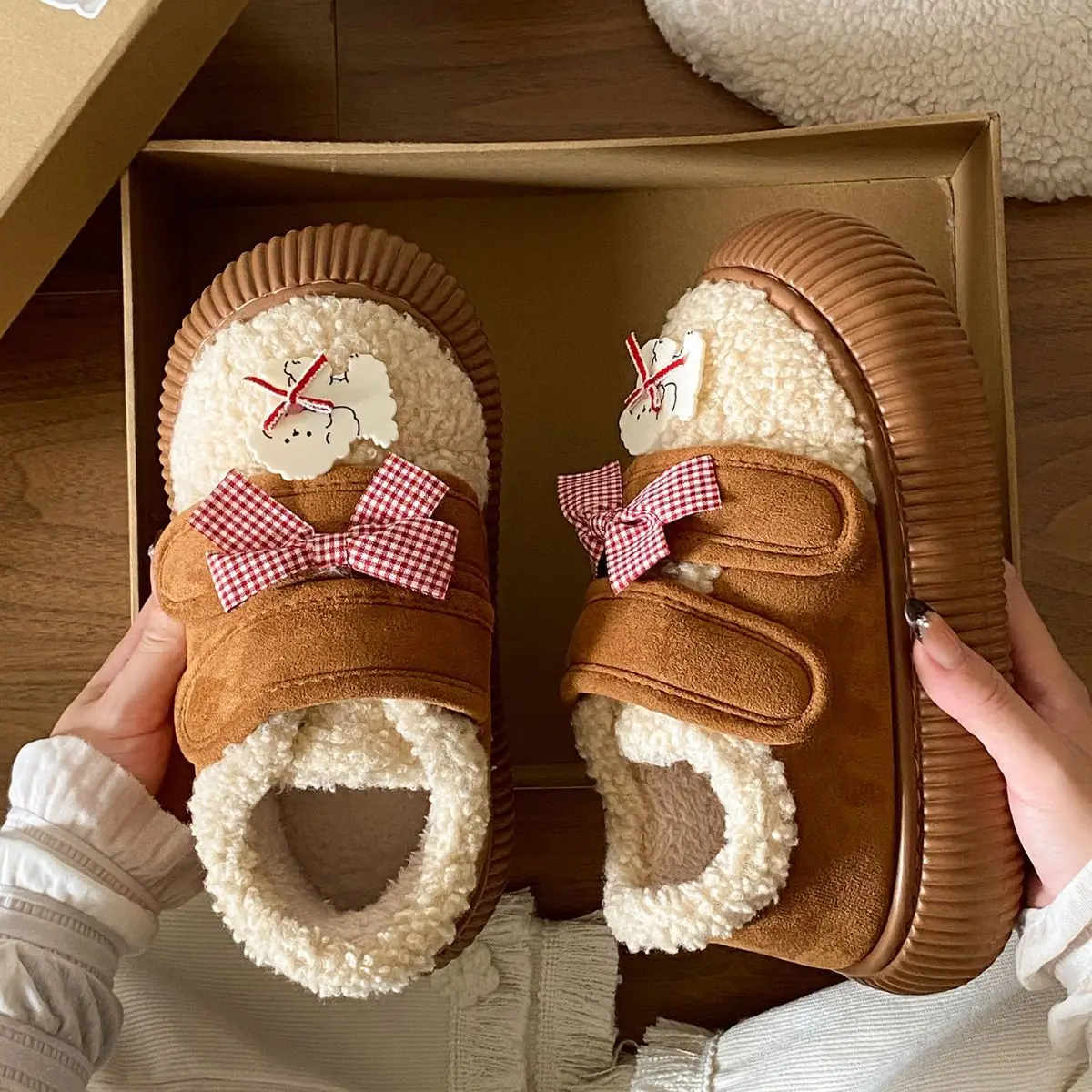 New Winter Plush Fleece Lined Loafers for Women — feature 18