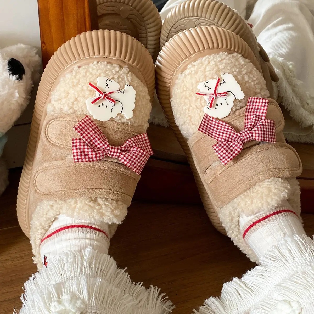 New Winter Plush Fleece Lined Loafers for Women — feature 20