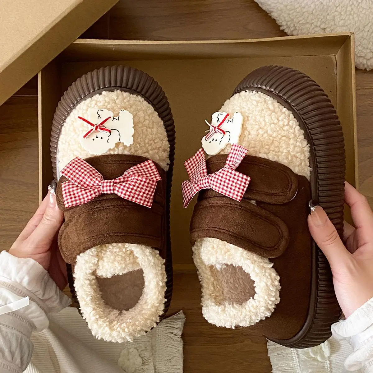 New Winter Plush Fleece Lined Loafers for Women — feature 25