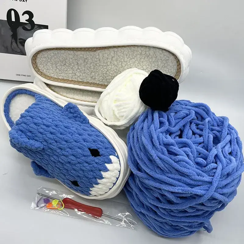 Hand-Knitted Ice Slippers for Men Women Anti-Slip Soft Sole - Image 3