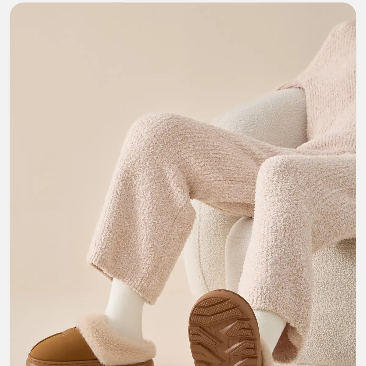 Women Plush Cotton Winter Slippers Warm Non-Slip — feature 21