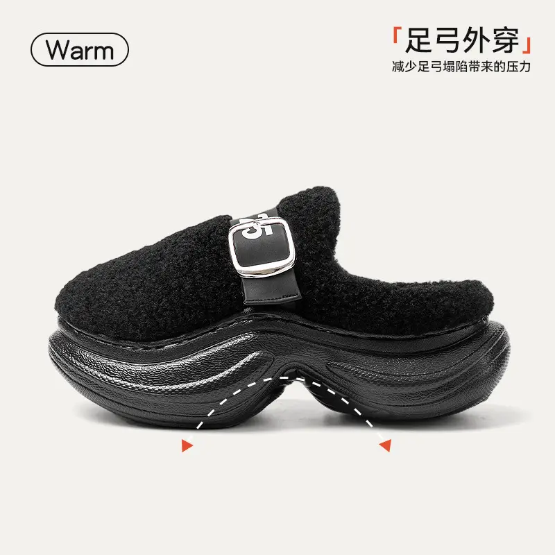 Women Fleece Lined Warm Slippers Autumn Winter 2025