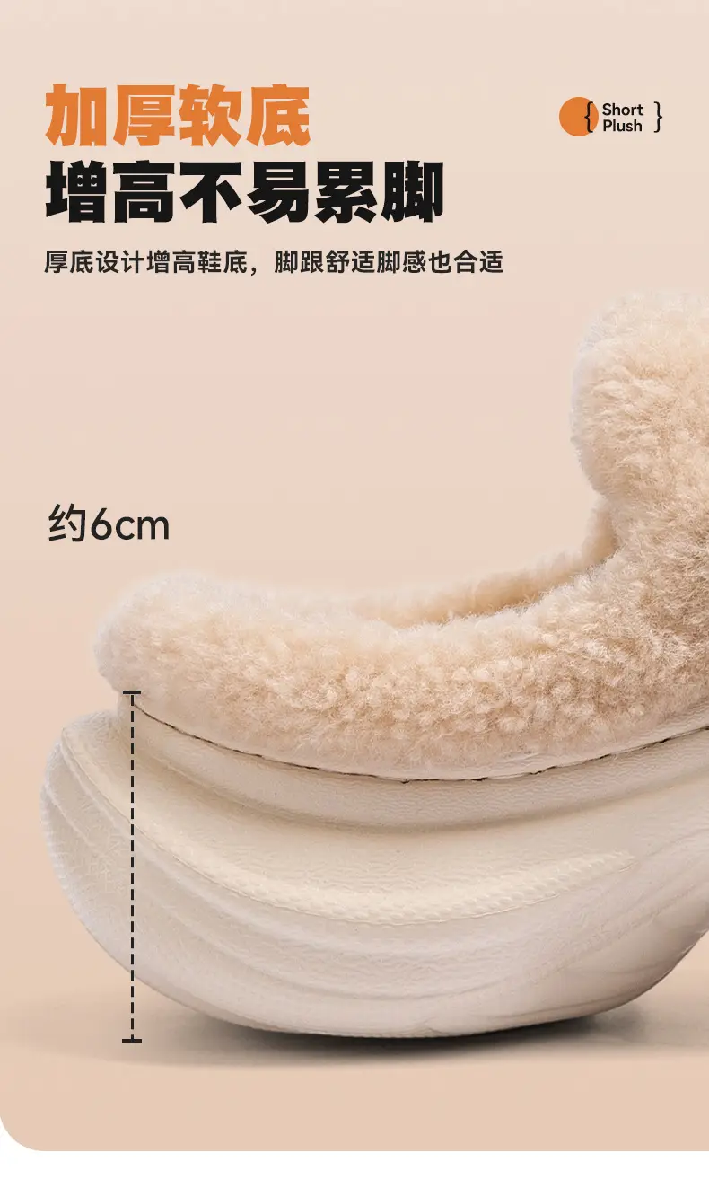 Women Fleece Lined Warm Slippers Autumn Winter 2025 — feature 8
