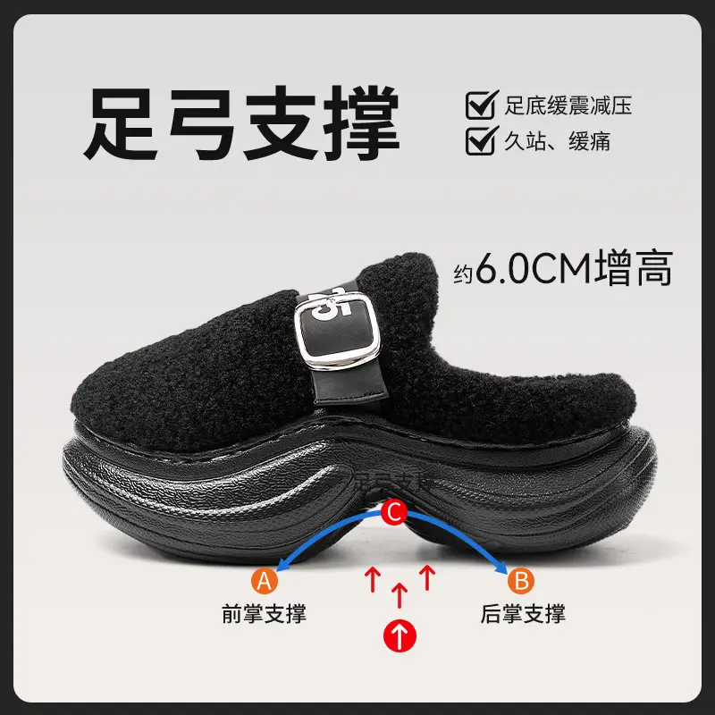 Women Fleece Lined Warm Slippers Autumn Winter 2025