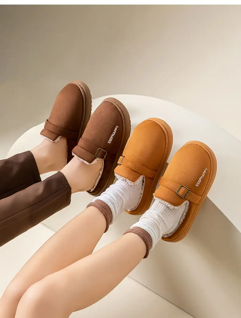 9004 Embroidered Birkenstock Shoes Fleece-Lined and Thickeneded North 2025 Winter New Warm Thick-Soled Home and Outdoor Shoes Wholesale — feature 10