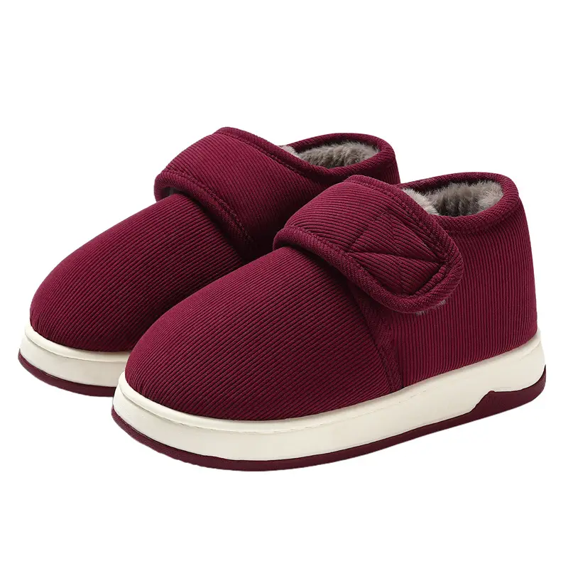 Elderly Men's Cotton Slippers for Winter, Fleece-Lined, Warm, Closed-Back Slippers for Autumn and Winter, Suitable for Indoor and Outdoor Wear, Thick-Soled Cotton Slippers for Women, Wholesale - Image 9