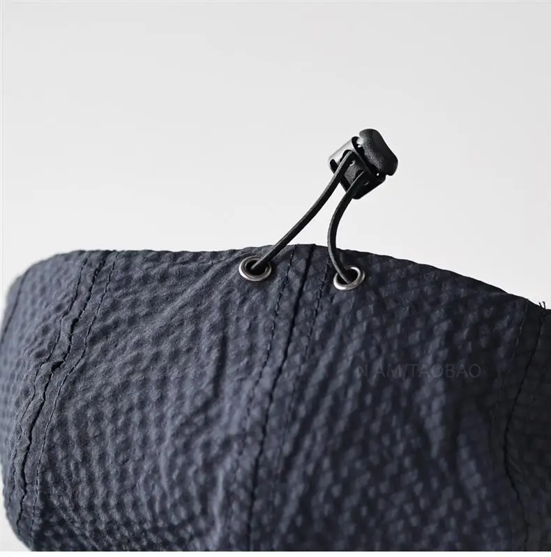 Men Brown Bubble Hat Retro Casual Forward — feature 7