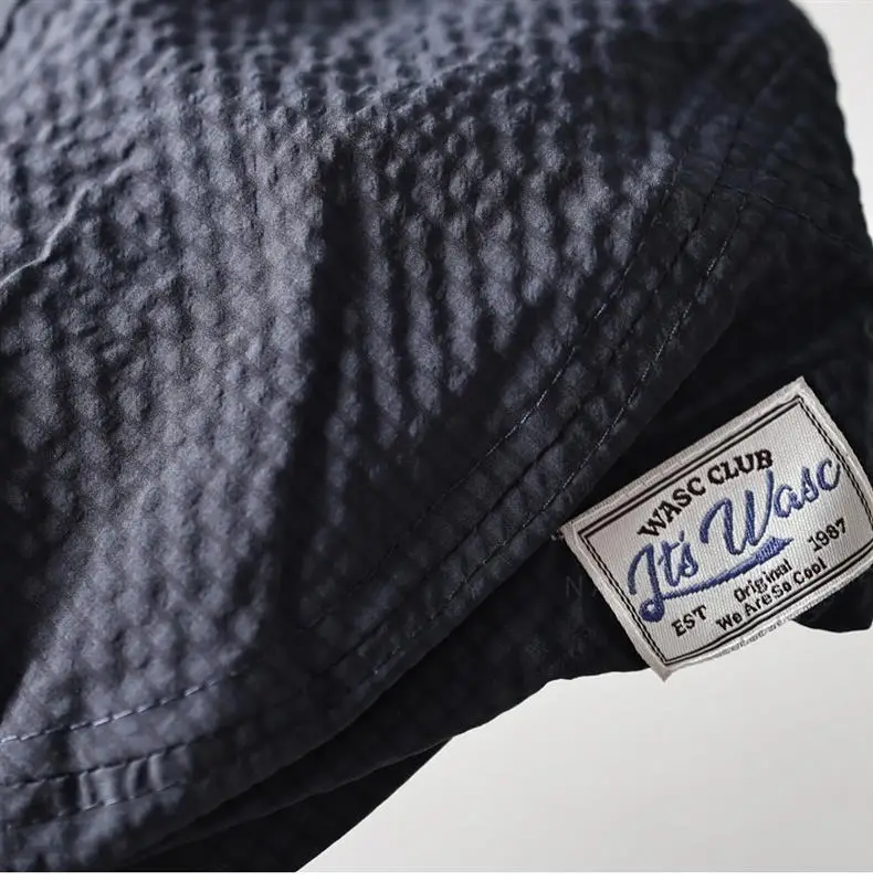 Men Brown Bubble Hat Retro Casual Forward — feature 8