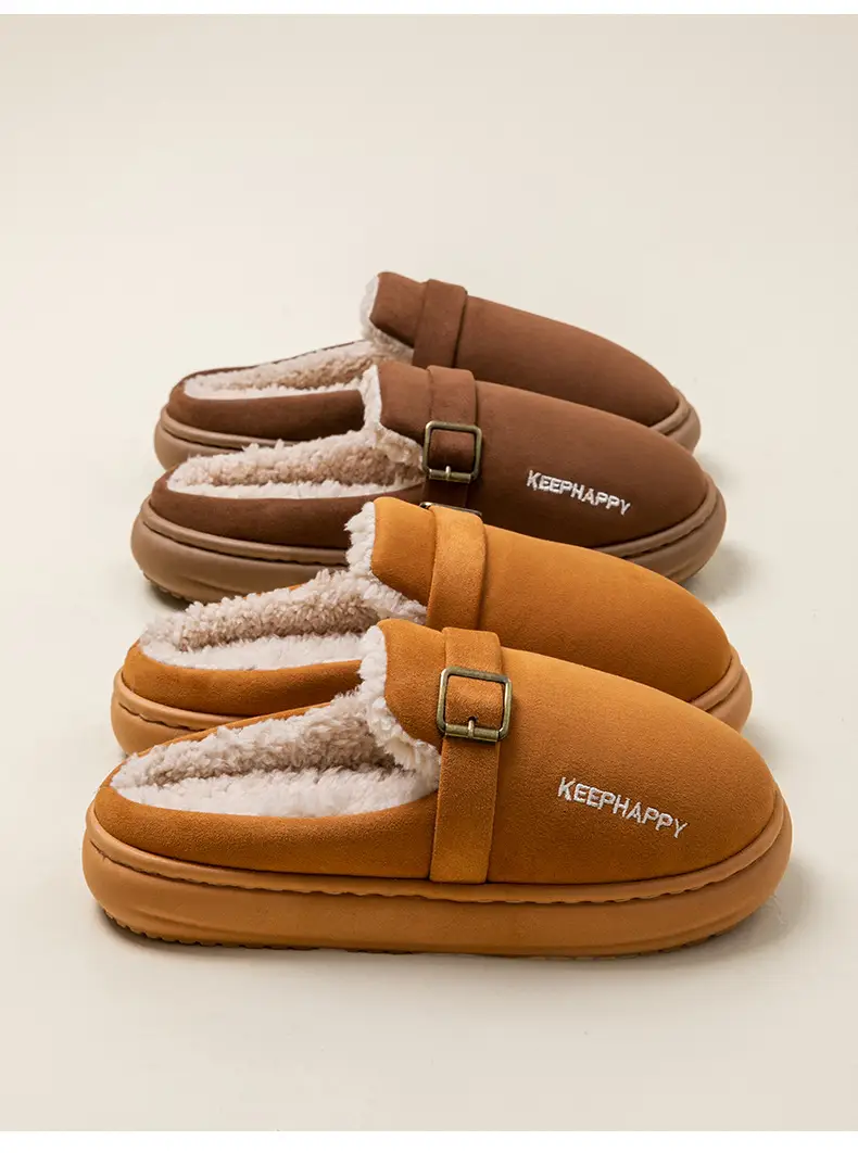 9004 Embroidered Birkenstock Shoes Fleece-Lined and Thickeneded North 2025 Winter New Warm Thick-Soled Home and Outdoor Shoes Wholesale — feature 19