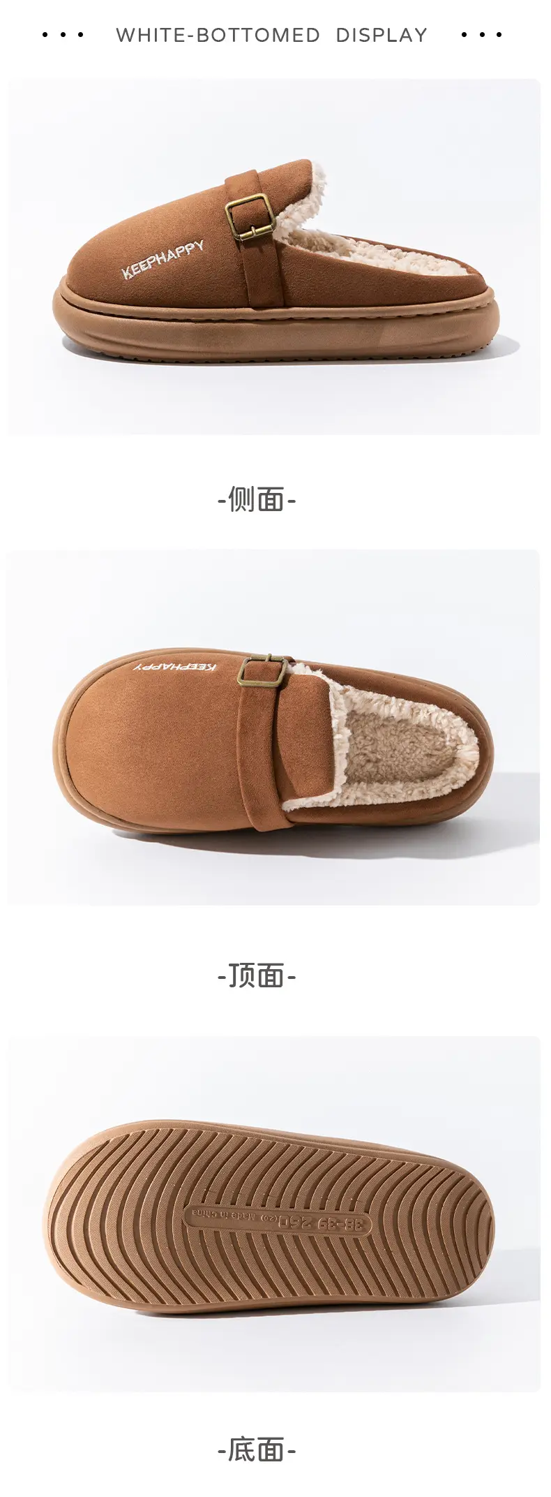 9004 Embroidered Birkenstock Shoes Fleece-Lined and Thickeneded North 2025 Winter New Warm Thick-Soled Home and Outdoor Shoes Wholesale — feature 20