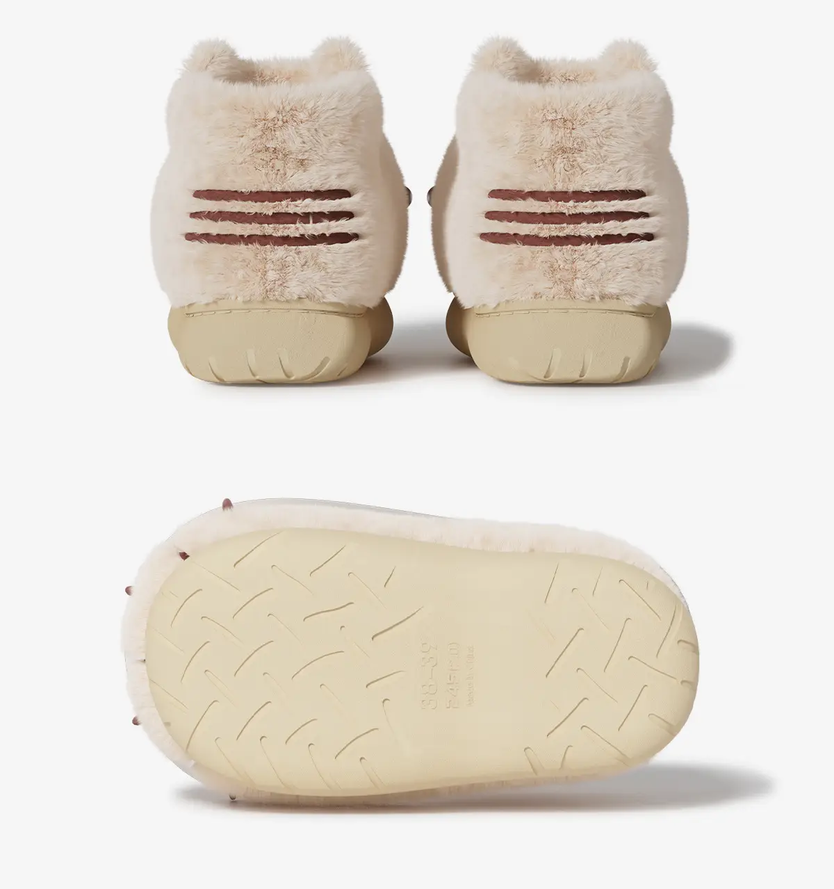Cute Plush Cotton Boots for Women Winter Warm Closed Heel — feature 25