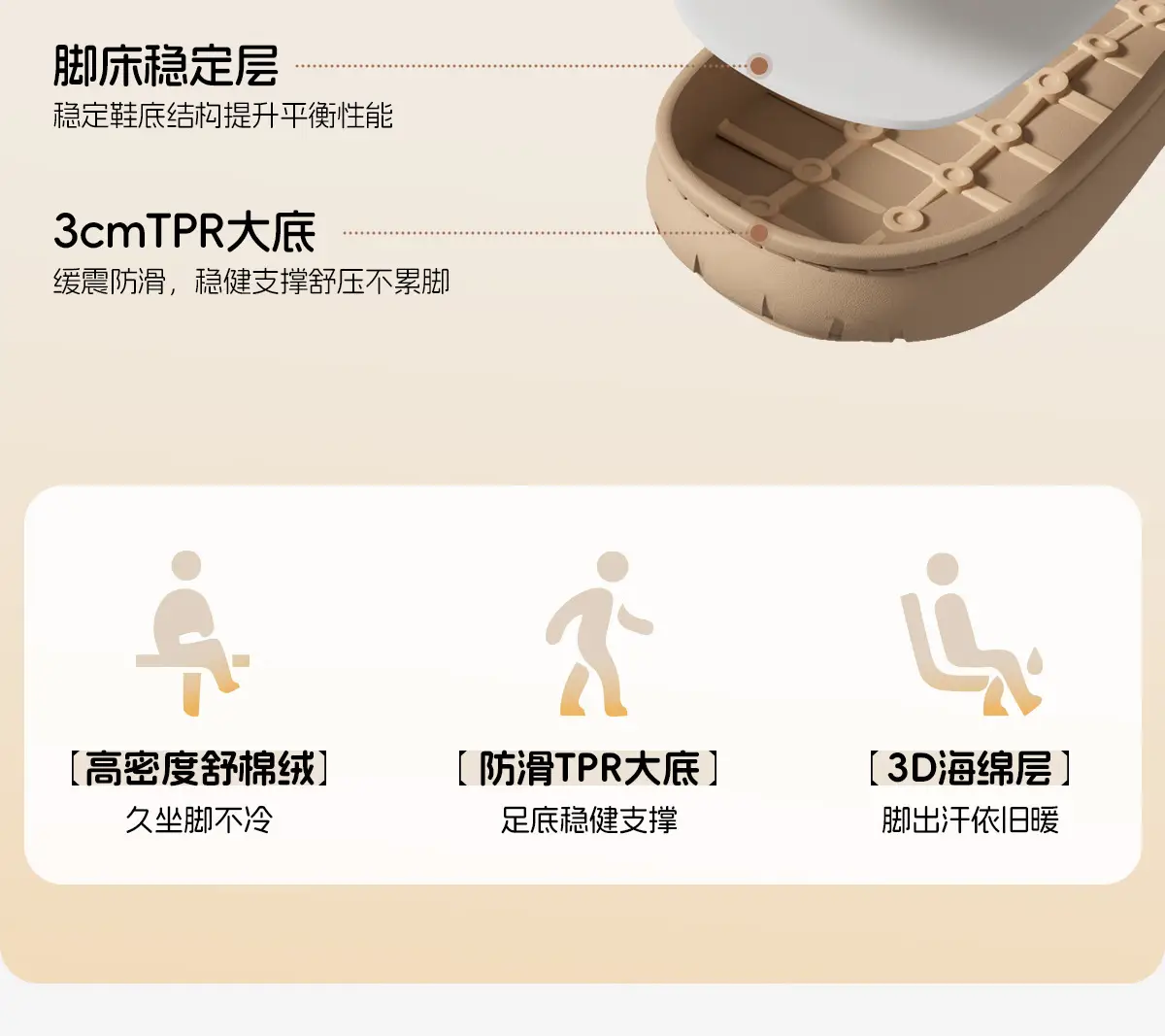 Cute Plush Cotton Boots for Women Winter Warm Closed Heel — feature 7