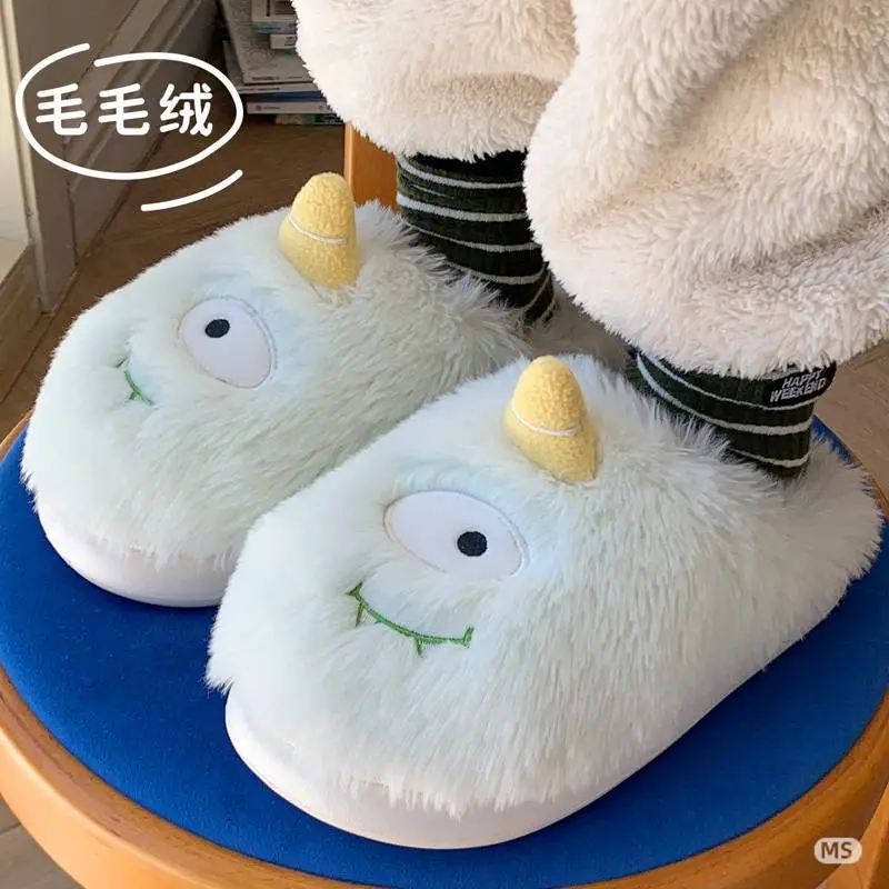 2025 New Cute Cartoon Cotton Slippers for Home and Outdoor Wear, Fashionable and Versatile, Plush Indoor Home Protection - Image 6