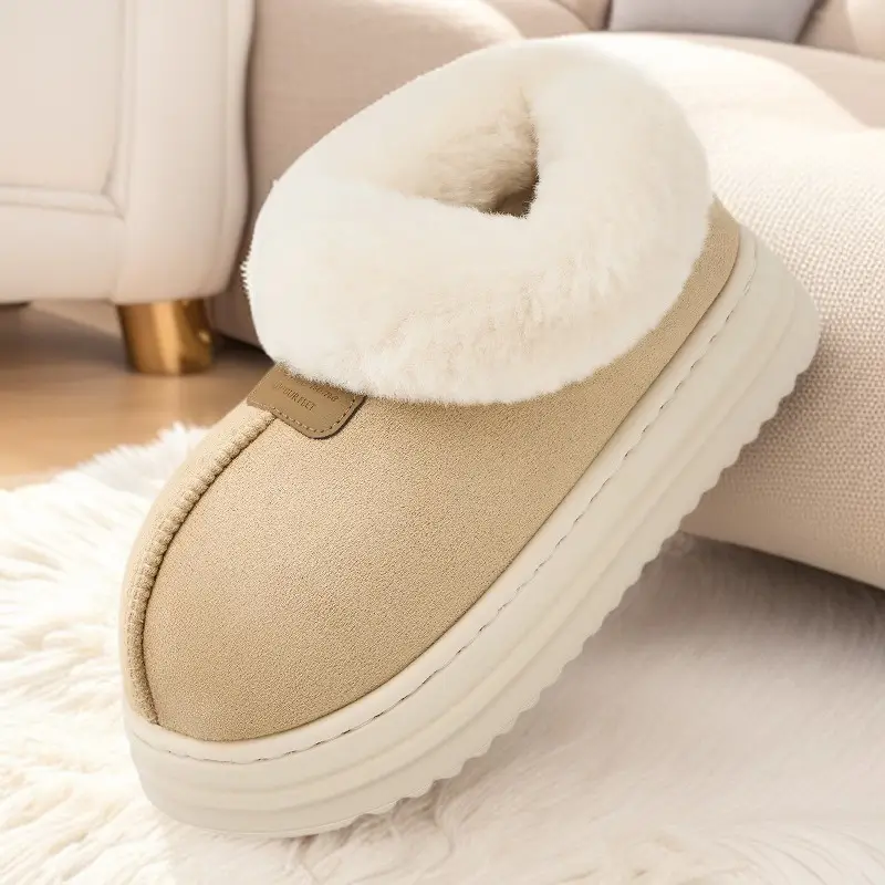 Women Velvet Snow Boots Warm Fur All-In-One Winter - Image 5